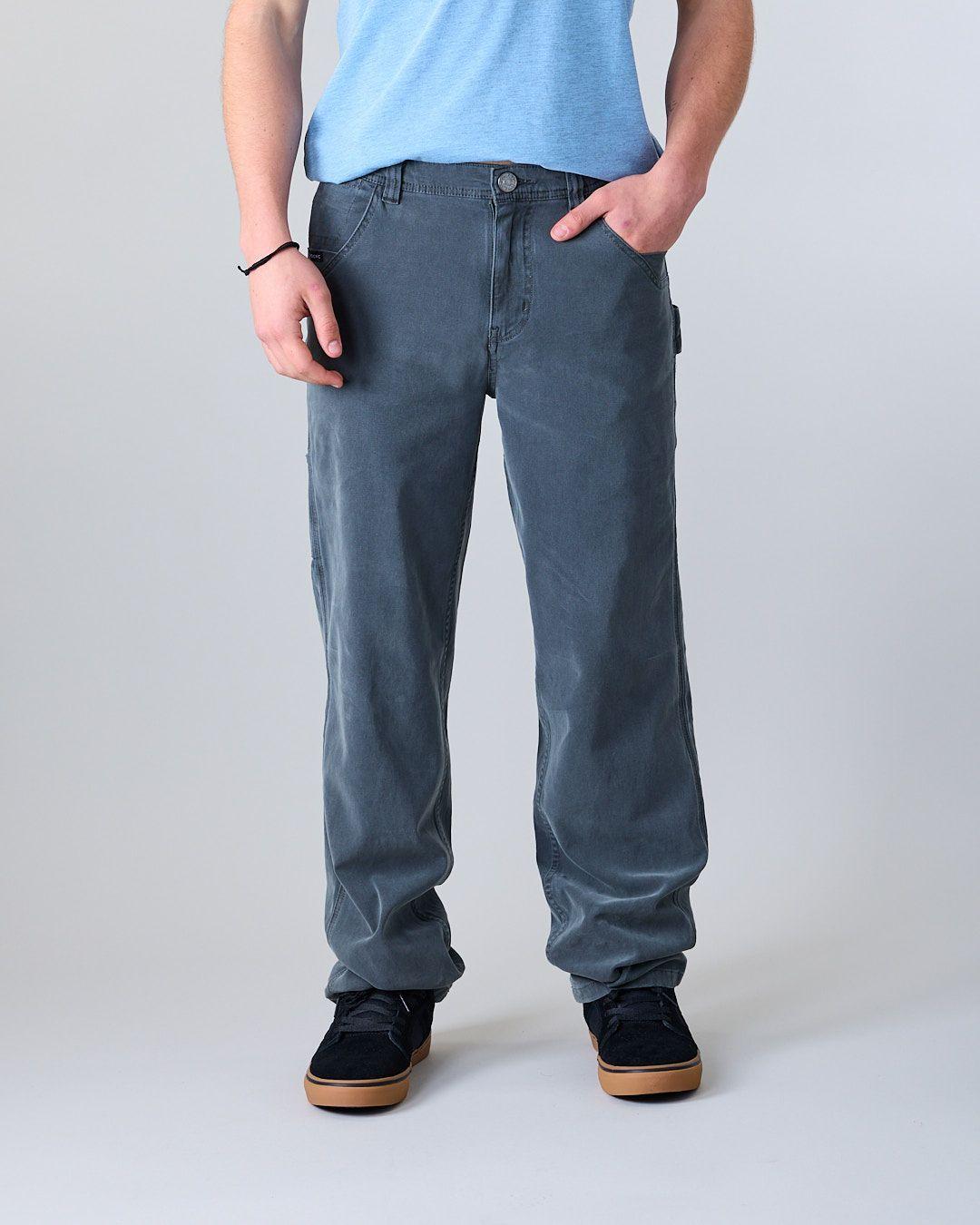 Pantalón Carpintero Junior Twill procesado XV4360 Gris Polemic-3