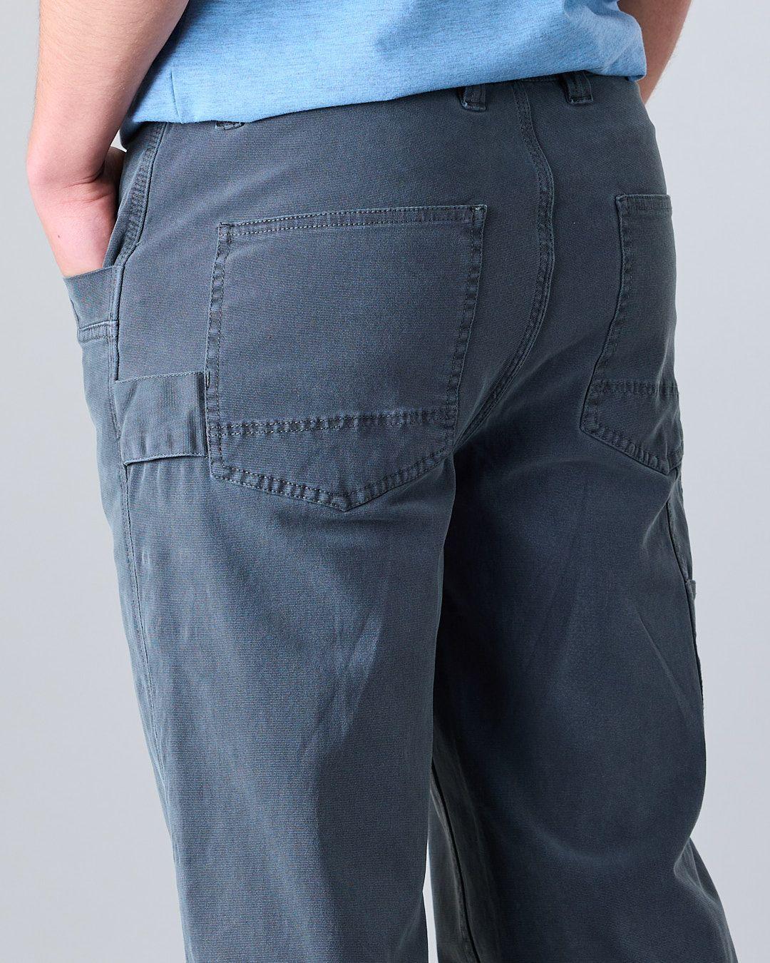 Pantalón Carpintero Junior Twill procesado XV4360 Gris Polemic-4