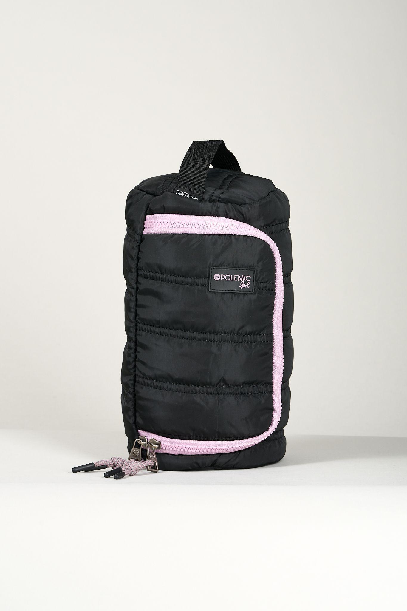 Necessaire Acolchado Neceser Organizador Cosmetiquero Soft Negro Polemic-2