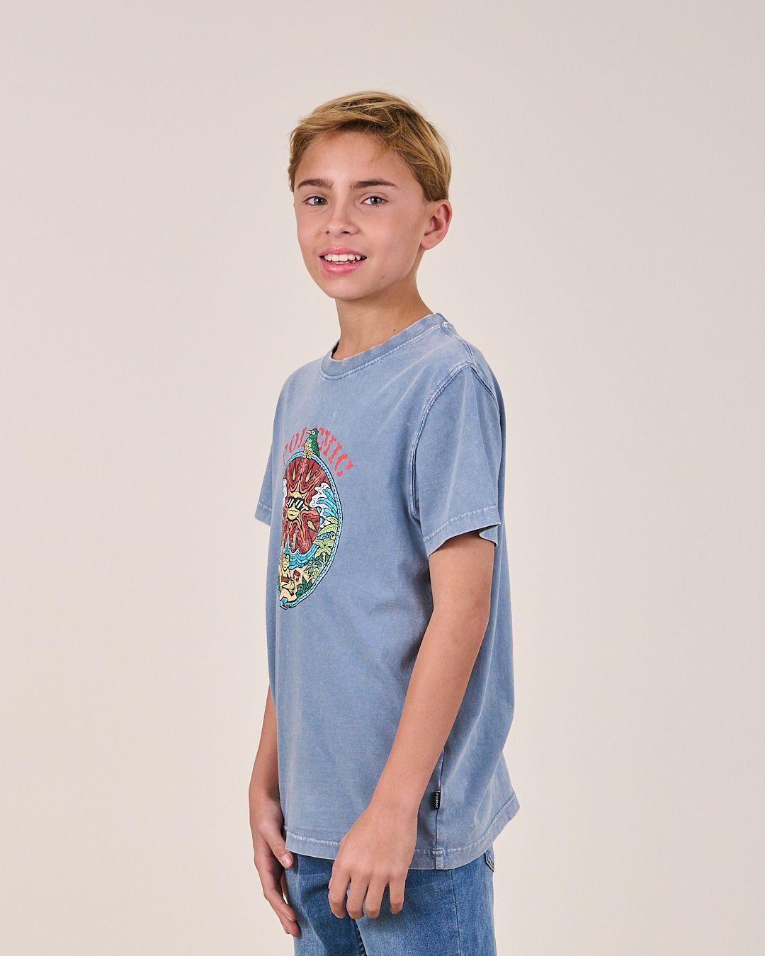 Polera procesada manga corta 1155 niño Polemic-4