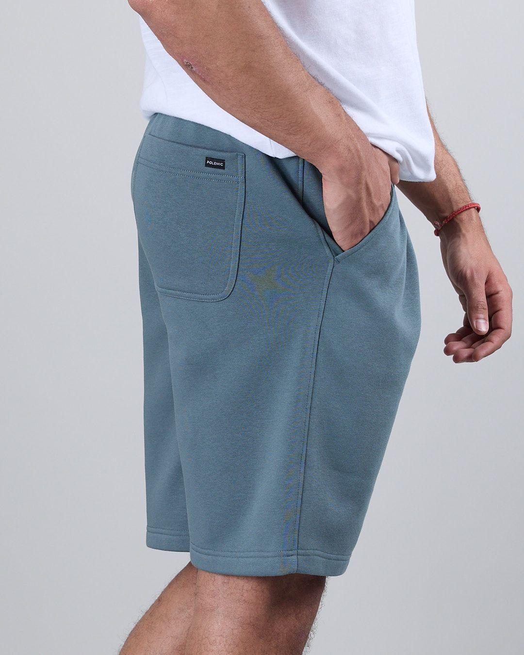 Bermuda hombre Franela pretina elasticada XV3700 Polemic-4