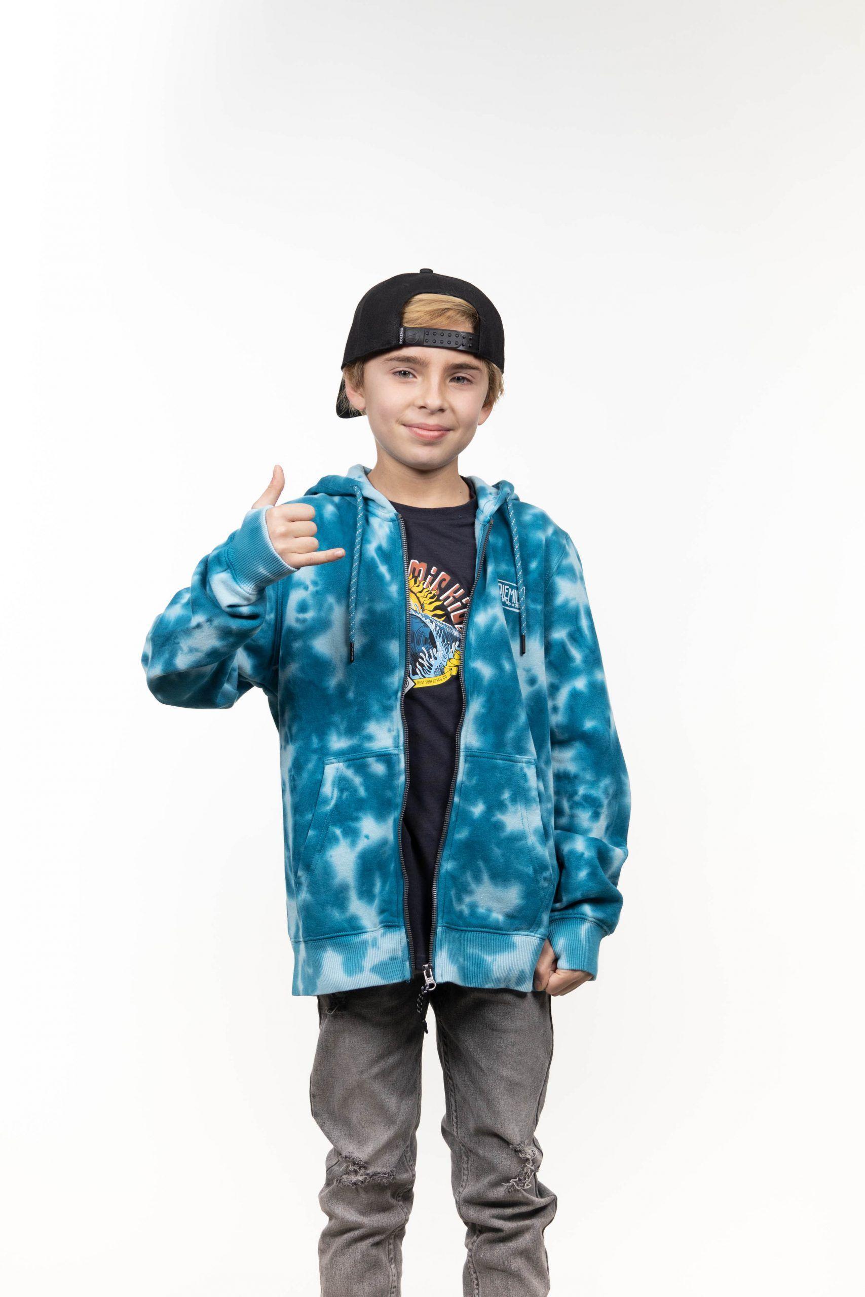 Poleron Cierre Regular Fit Tie Dye Calipso Polemic-3