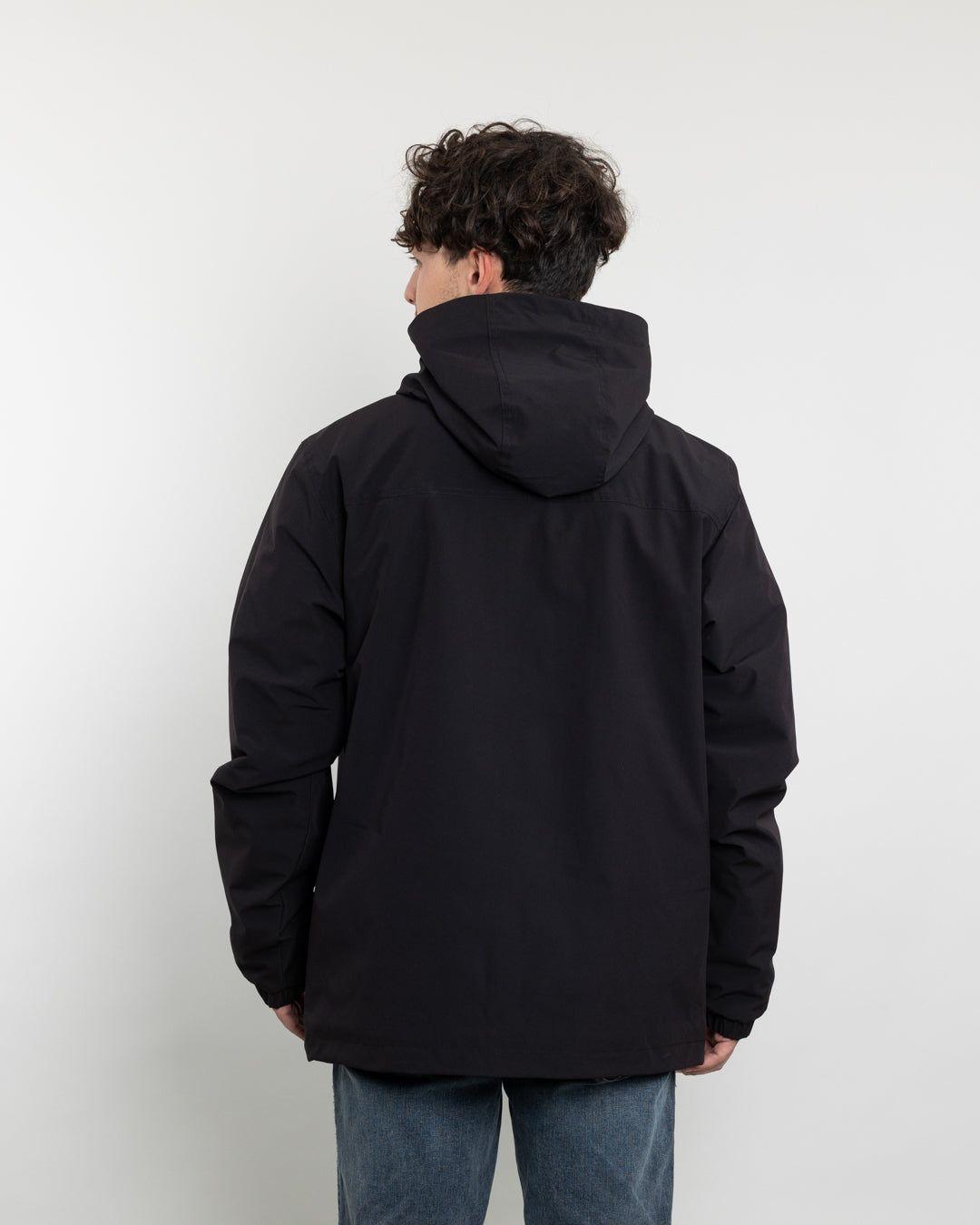 Parka Hombre Waterproof con Micropolar Negro Polemic-2