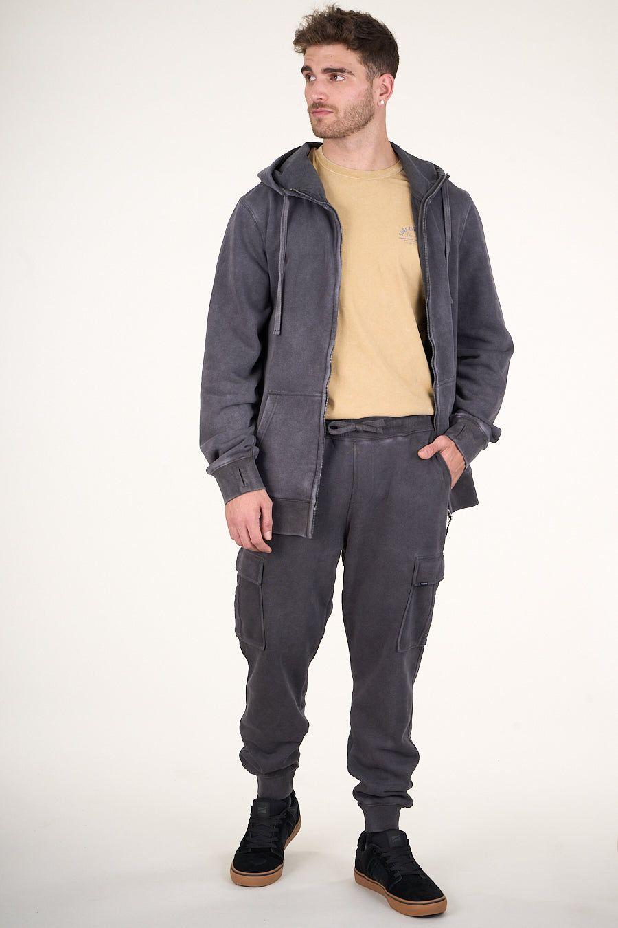 Pantalon Jogger Cargo franela Gris Acero wi4702 Polemic-3