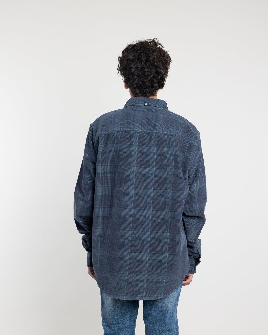 Camisa cotele juvenil a cuadros algodón Polemic-2