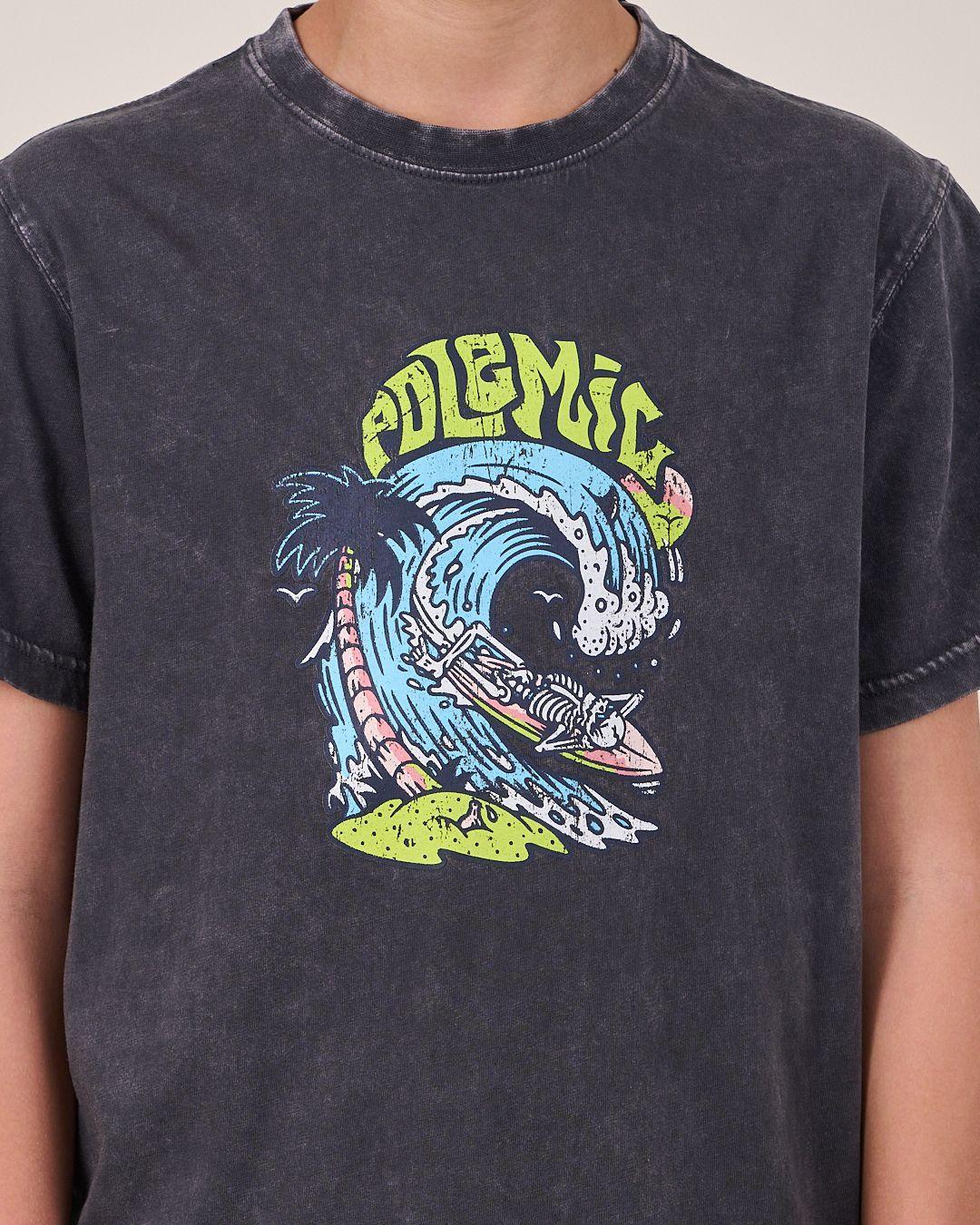 Polera manga corta Surf Up 1159 niño Polemic-3