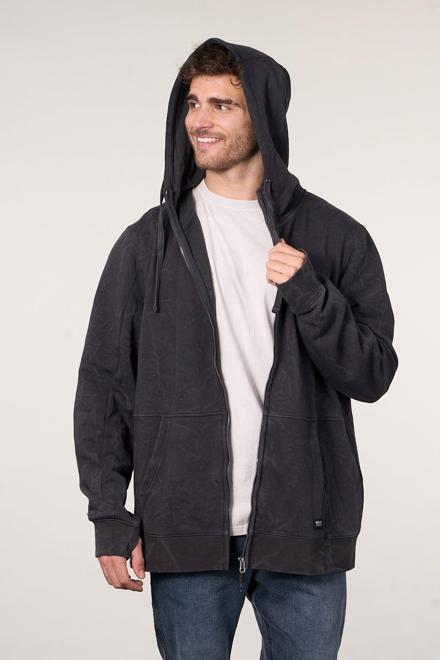 Poleron Franela procesado Full Zipper wi7700 Polemic-3