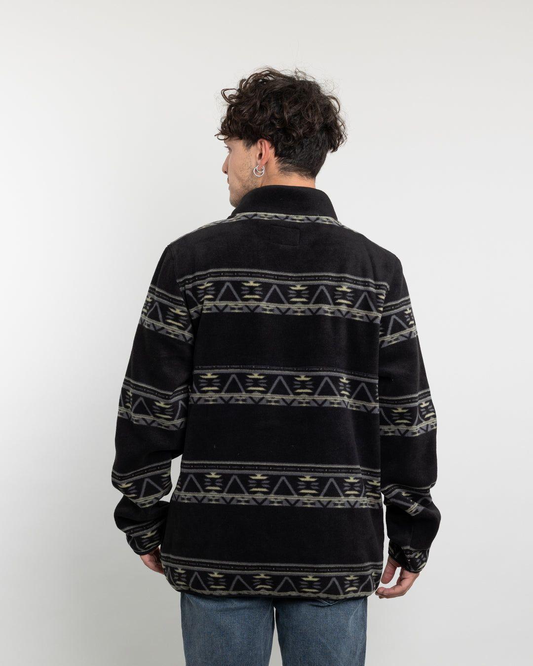 Poleron hombre Micropolar Estampado sin gorro Polemic-2