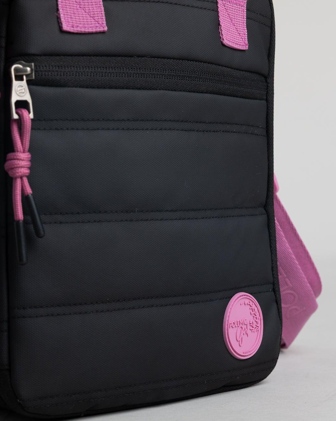 Lonchera Térmica Acolchado Negro/Rosa 7L Polemic-4