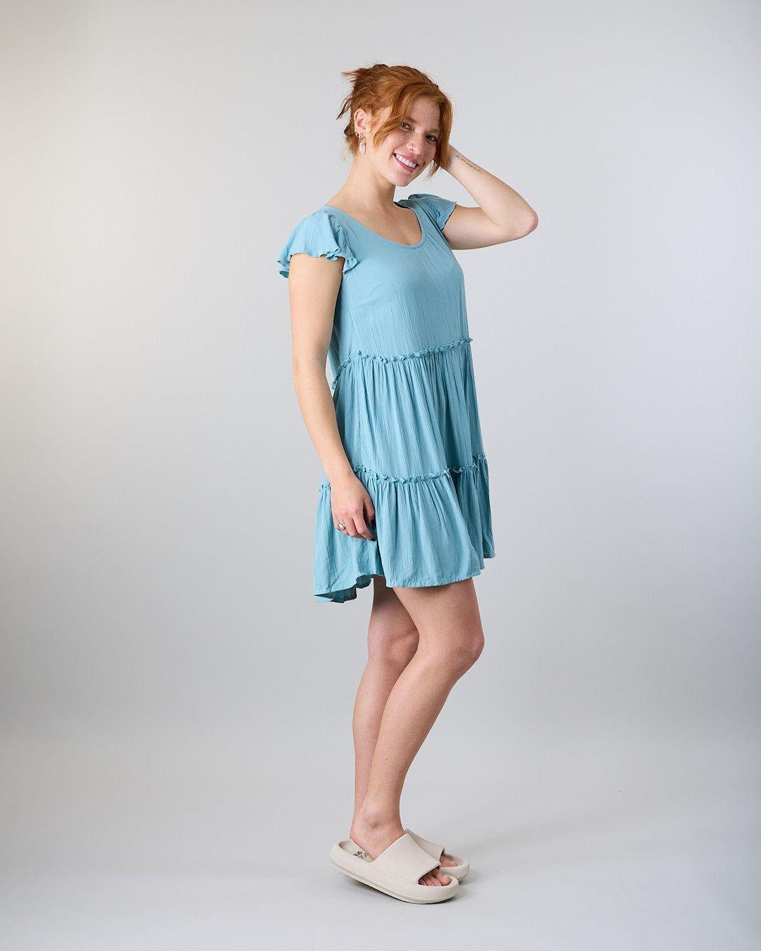 Vestido Smock Crep Verde Polemic-3