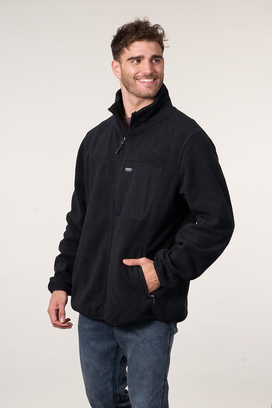 Poleron Micropolar Cuello alto Full Zipper 8705 Polemic-3