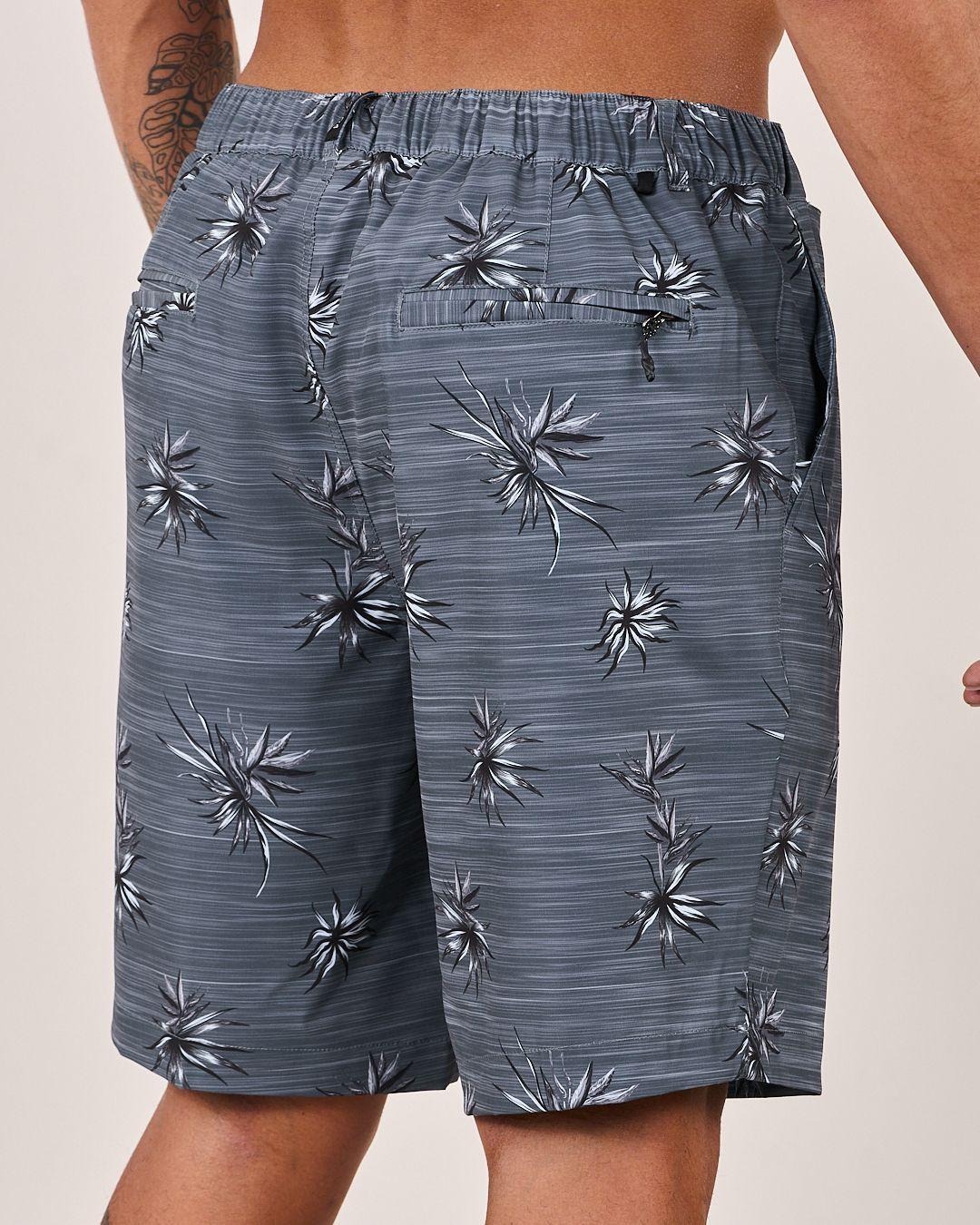 Traje de baño hombre Print Gris oscuro 3735 Polemic-4