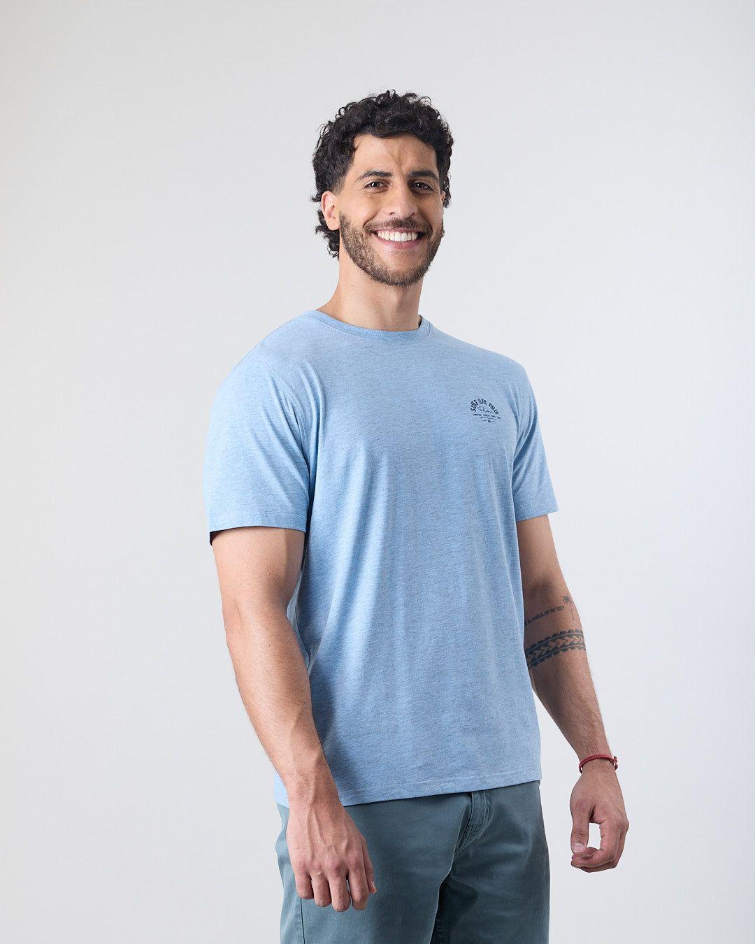Polera hombre manga corta Melange XV1713 Polemic-2