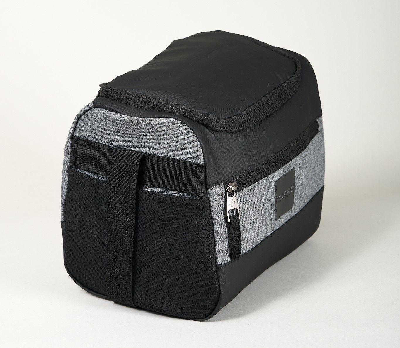 Lonchera Termica 7.8 L Bolso Termico Negro/gris - Polemic-1