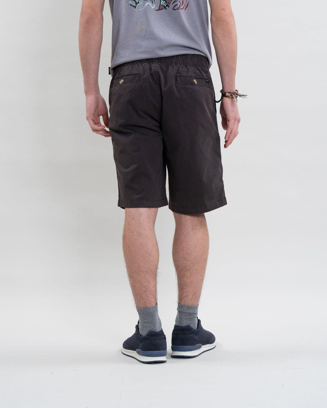 Bermuda Twill Casual con pretina elasticada YV3386 Polemic Junior-4
