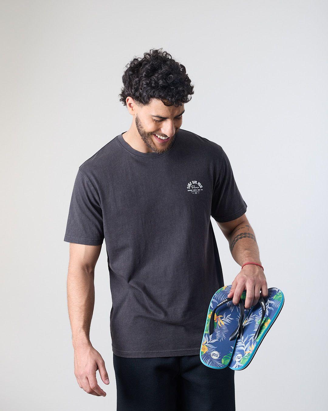 Polera hombre manga corta Surf Life Rule 1774 Polemic-4