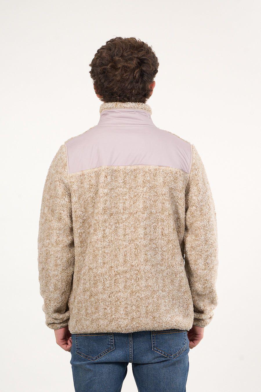 Poleron Polar Sherpa Bonded con cierre Beige wi8316 Polemic-4