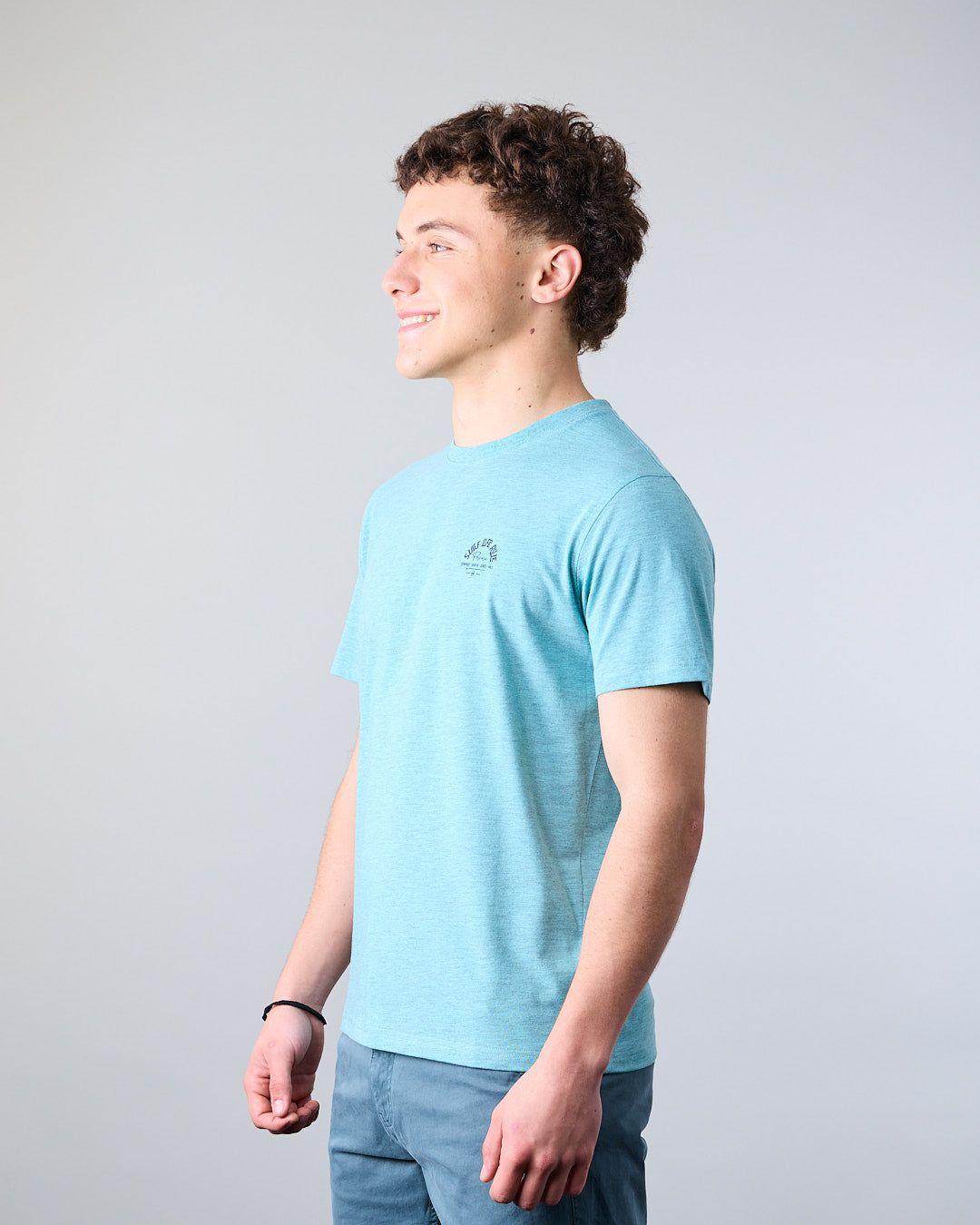 Polera manga corta Junior Melange XV1313 Polemic-2
