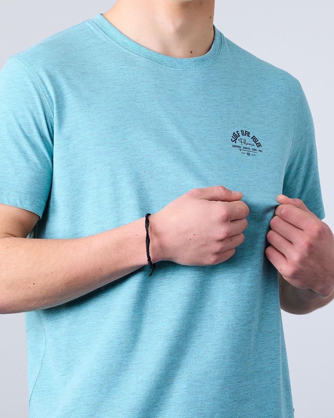 Polera manga corta Junior Melange XV1313 Polemic-3