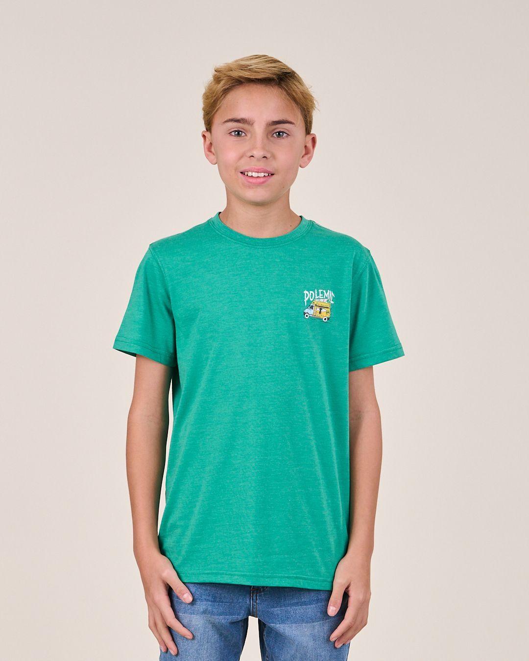 Polera Vintage Melange manga corta 1129 niño Polemic-0