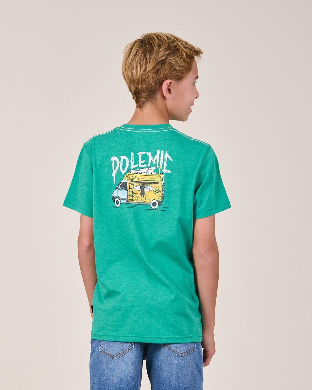 Polera Vintage Melange manga corta 1129 niño Polemic-1