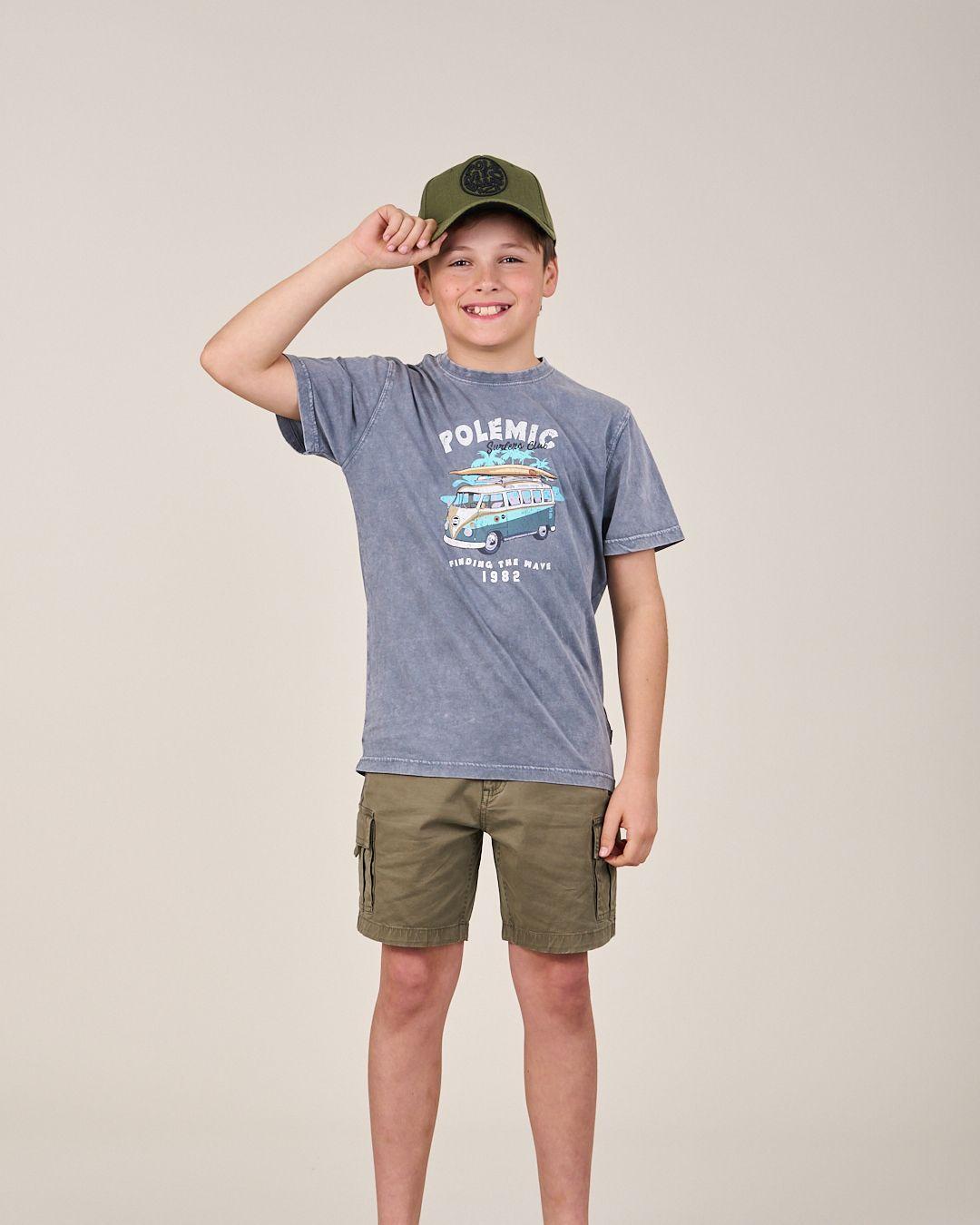 Bermuda Twill cargo Modern VV3177 - Polemic Kids-2