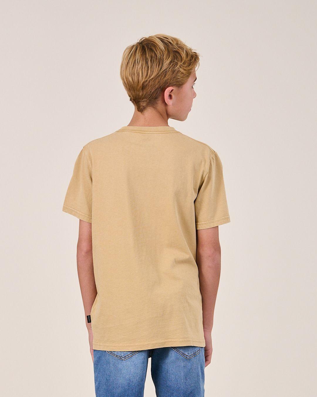 Polera procesada Retro manga corta 1162 niño Polemic-3