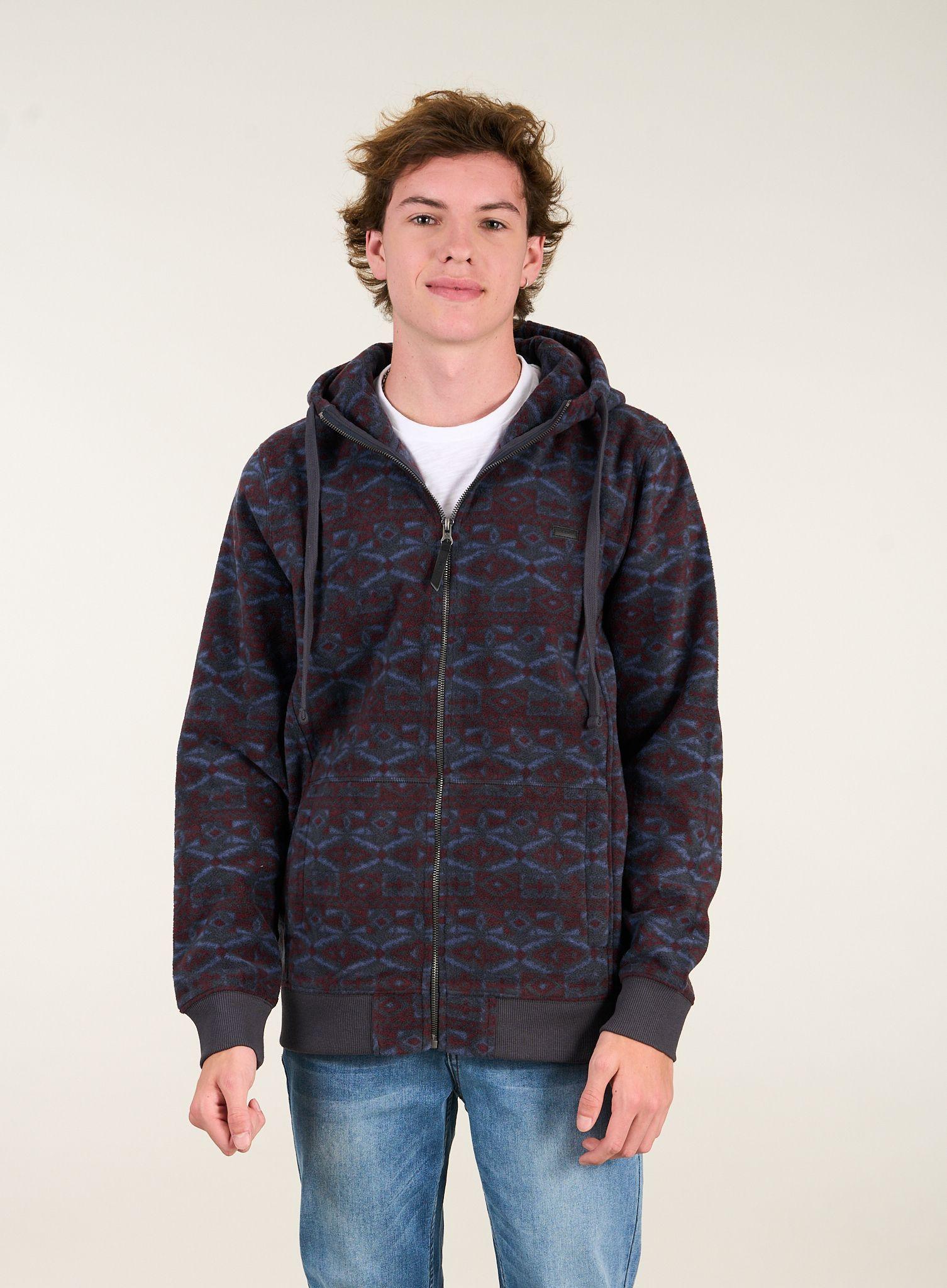Poleron Polar Burdeo Rustic Sherpa UI8377 - Polemic-1