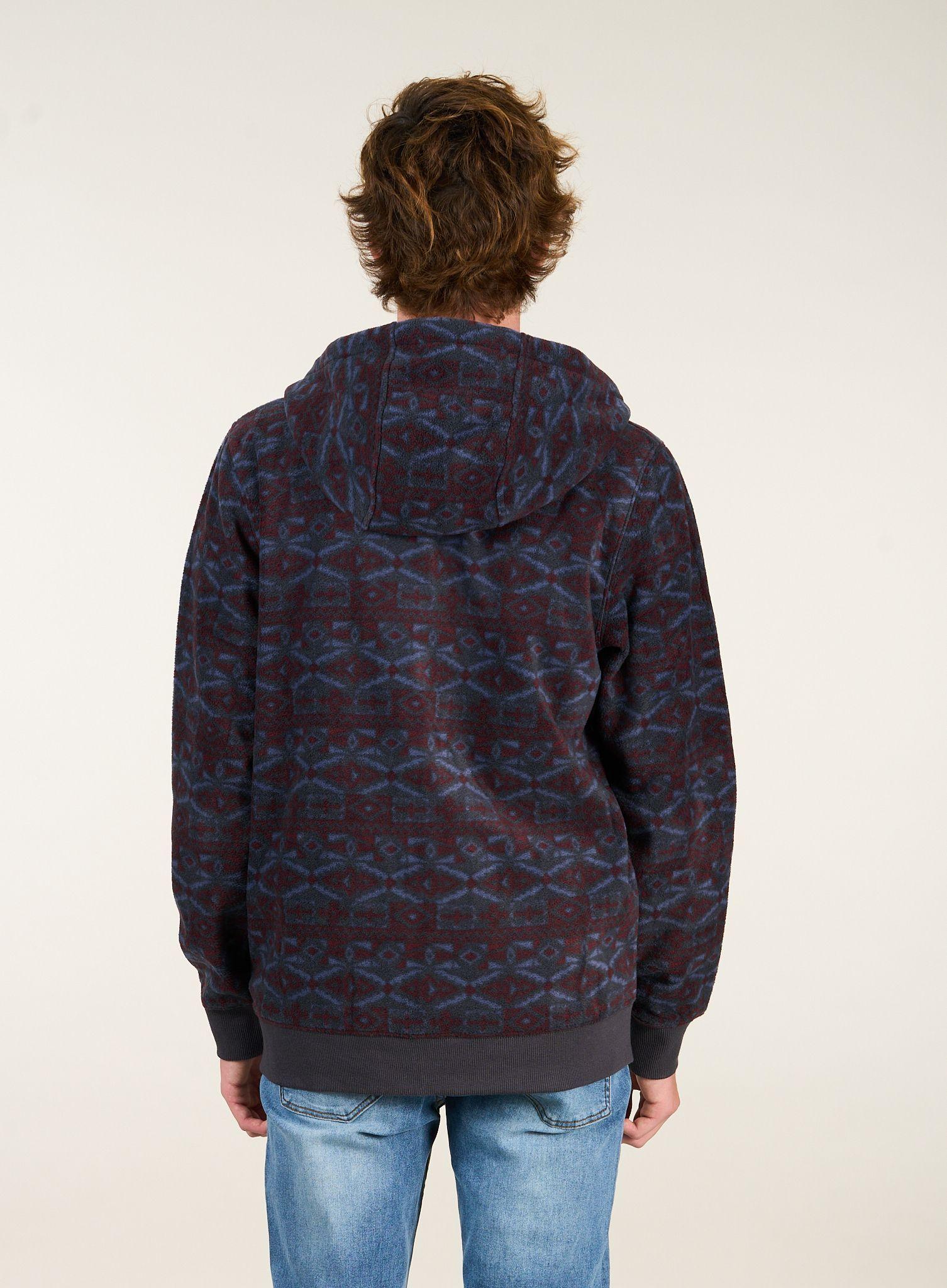 Poleron Polar Burdeo Rustic Sherpa UI8377 - Polemic-2