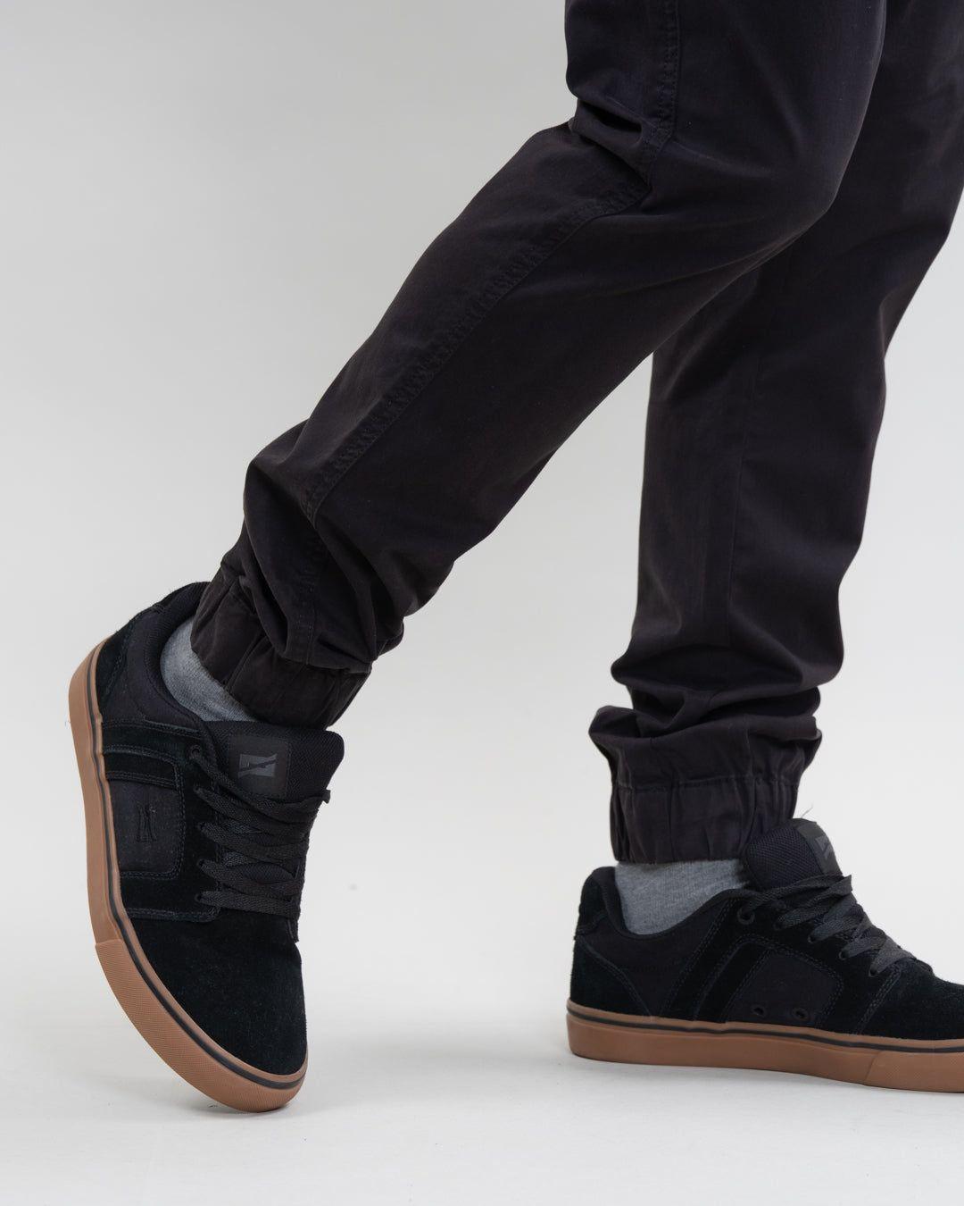 Pantalon jogger juvenil Twill puños Polemic-1