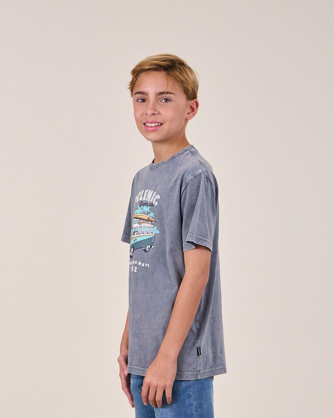 Polera manga corta Surf Up 1158 niño Polemic-2