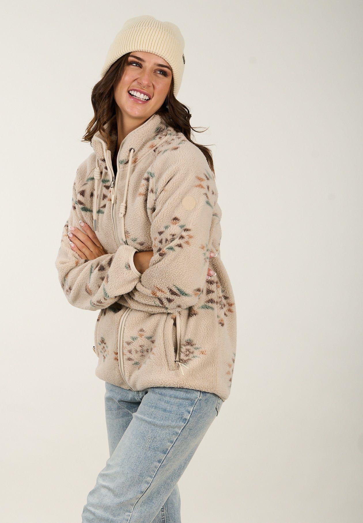 Poleron Polar Mujer Sherpa Mini Etnic Polemic-0
