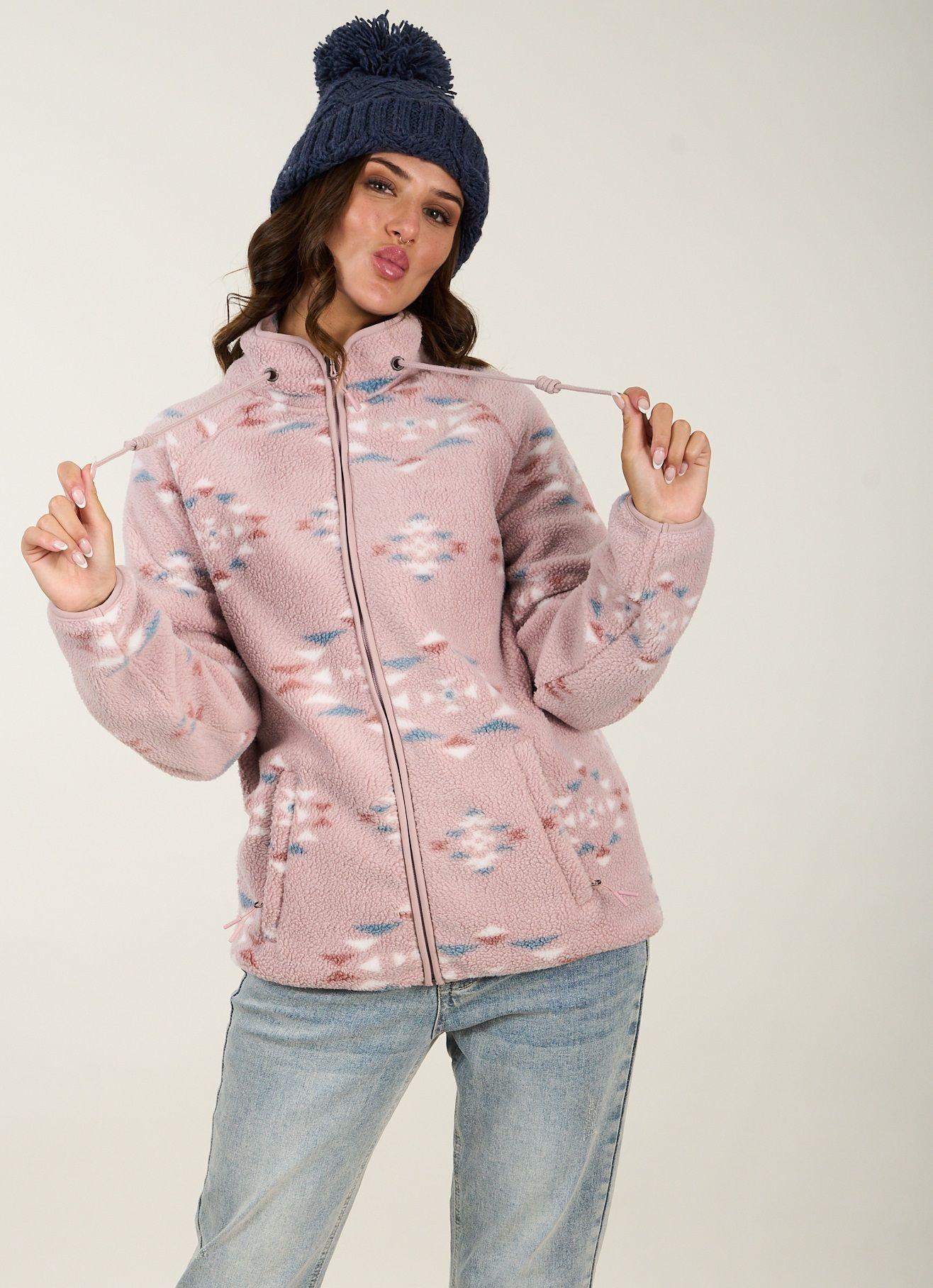 Poleron Polar Mujer Sherpa Mini Etnic Polemic-1