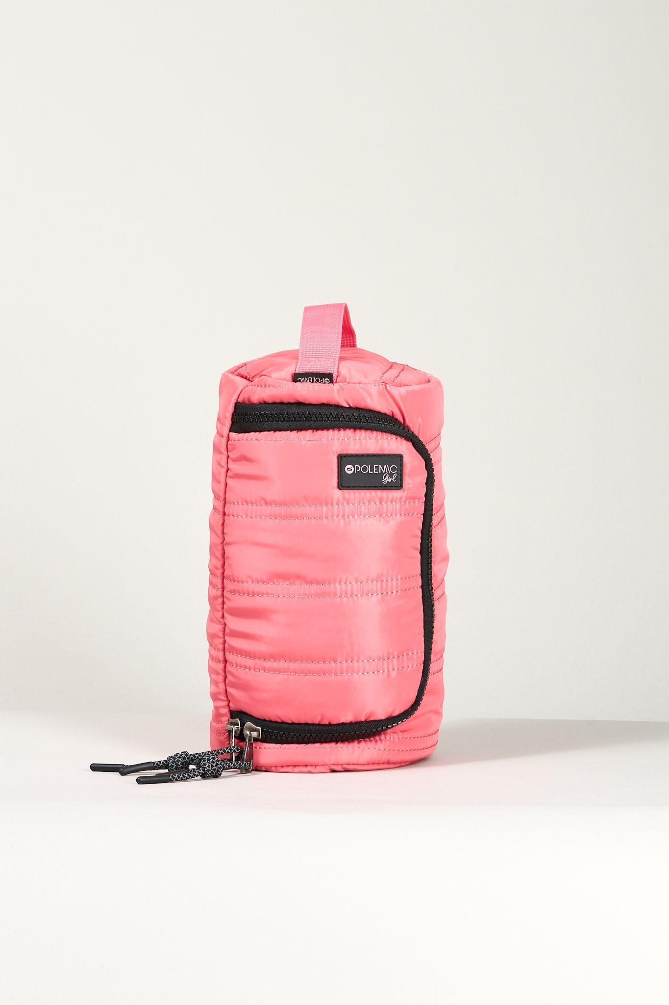 Necessaire Acolchado Neceser Organizador Cosmetiquero Soft Coral Polemic-1