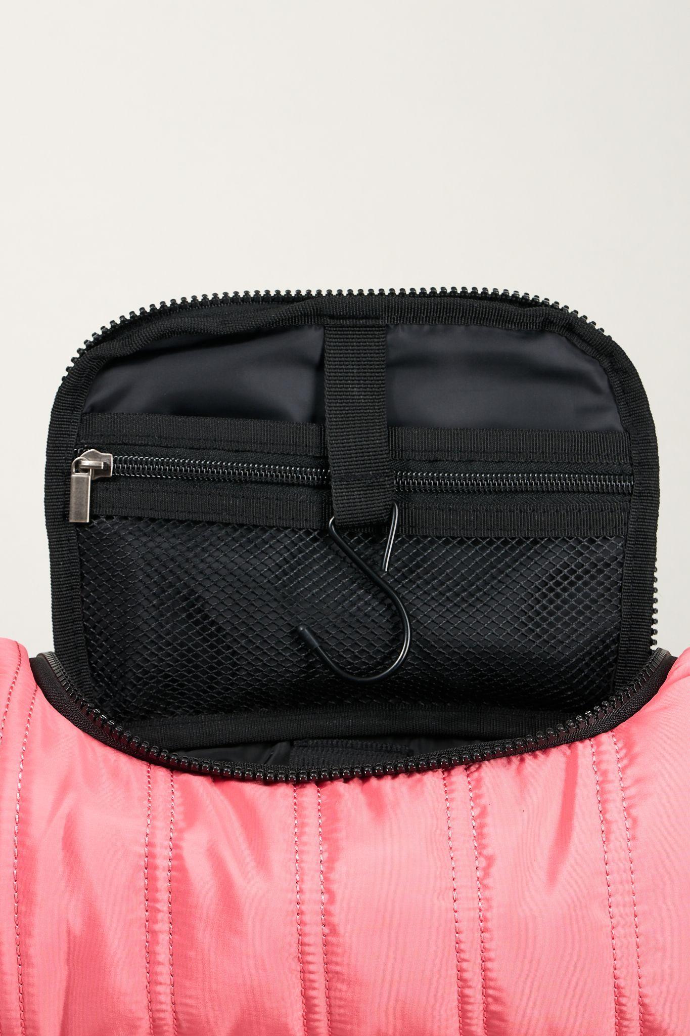 Necessaire Acolchado Neceser Organizador Cosmetiquero Soft Coral Polemic-2