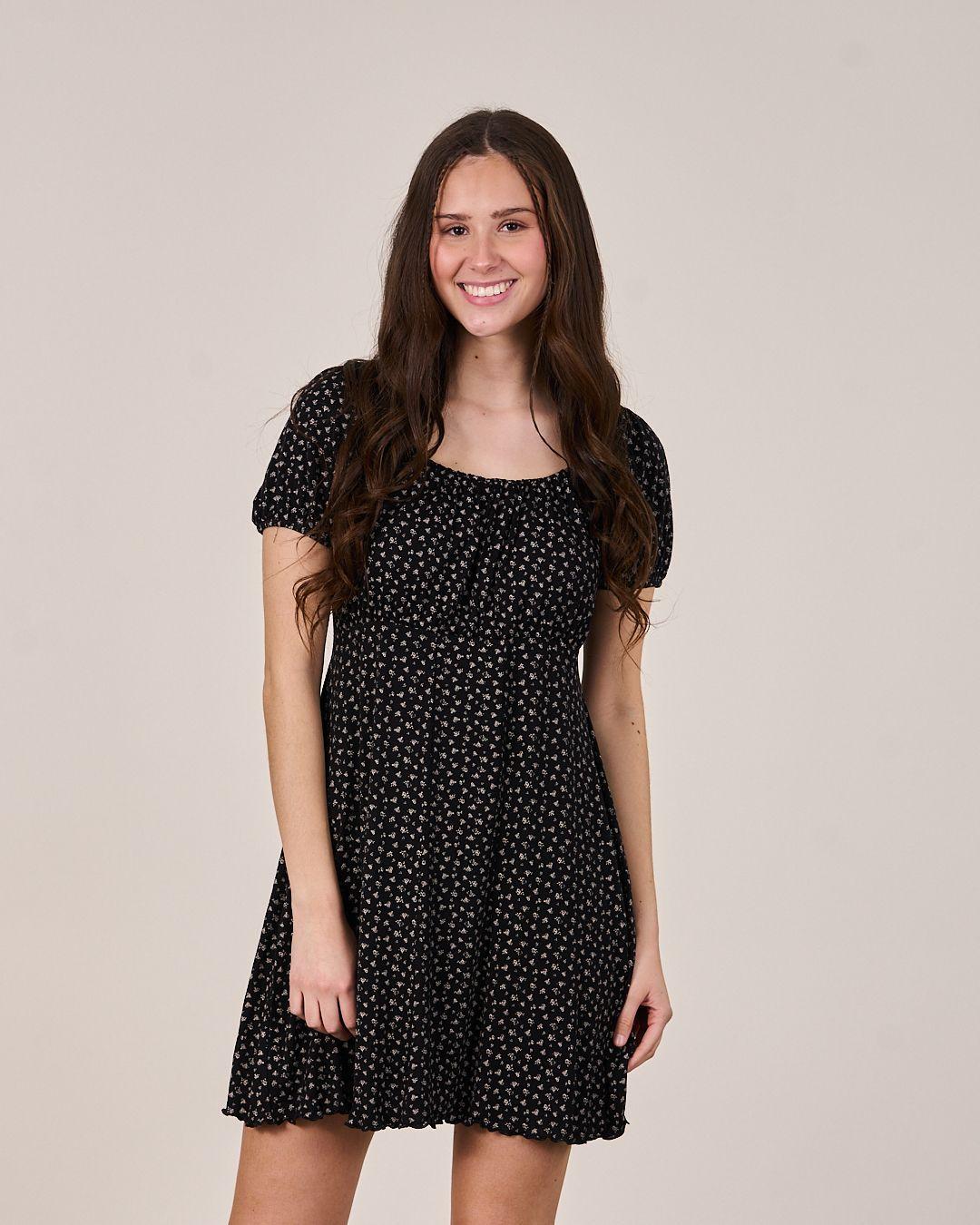 Vestido de punto Print Flores VS5710 - Polemic Girl-0