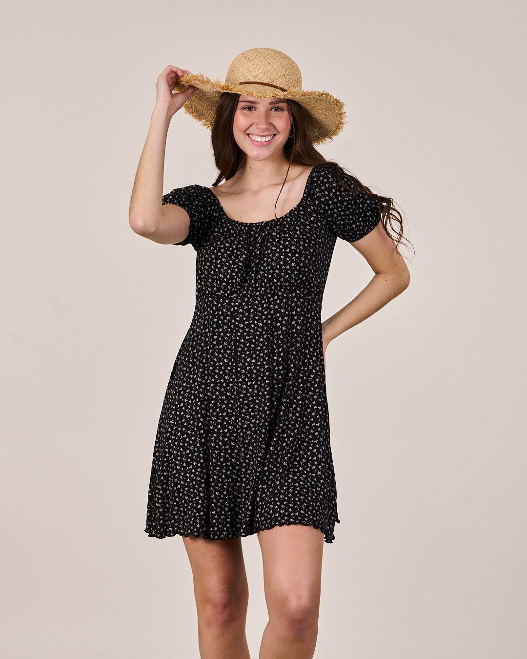 Vestido de punto Print Flores VS5710 - Polemic Girl-4