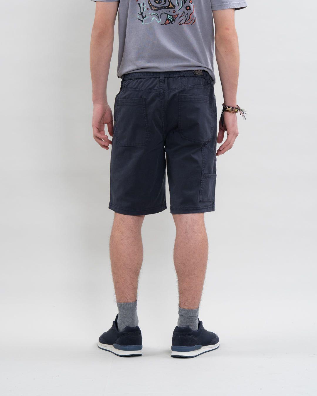 Bermuda Twill 5 bolsillos pretina elasticada YV3384 Polemic Junior-4