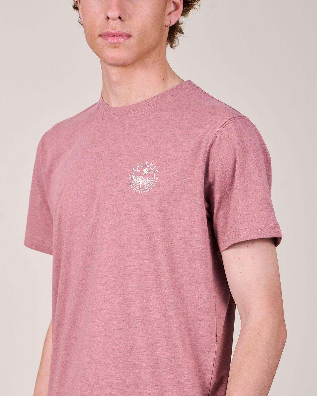Polera Vintage Melange manga corta 1350 Polemic-3