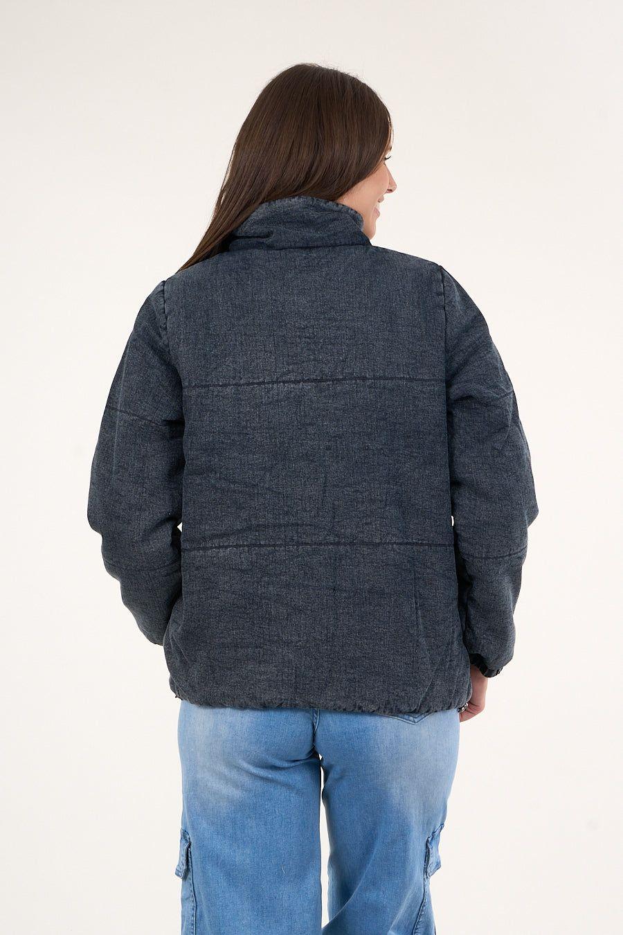 Chaqueta Denim con sherpa interior Azul Mujer Polemic-2