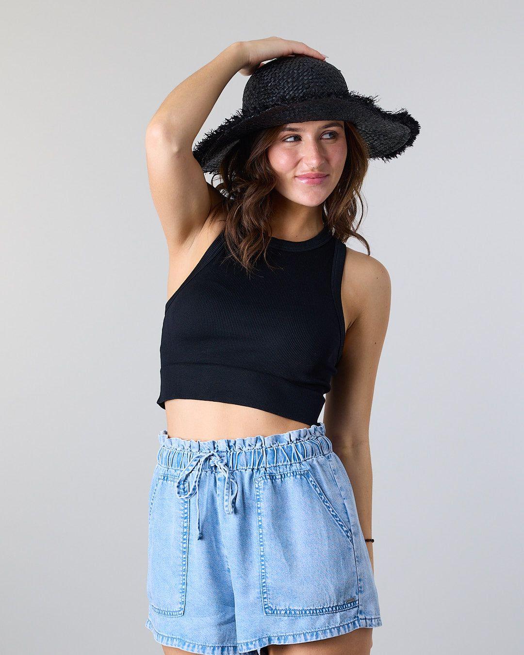 Polera Top Halter Mujer color sólido Polemic-4