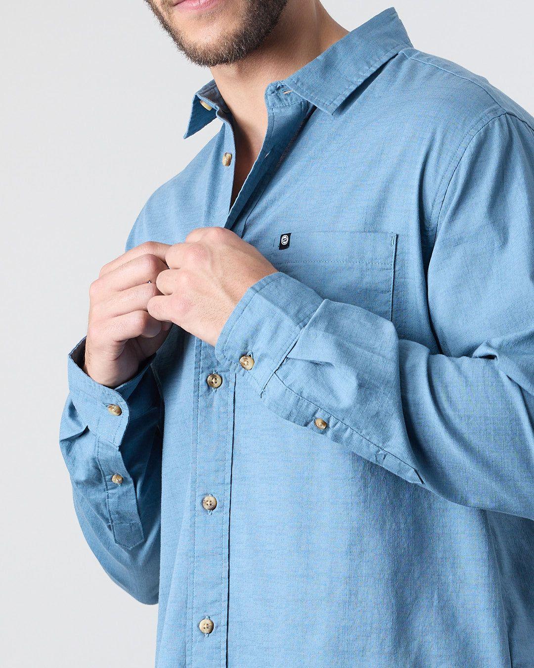 Camisa manga larga Hombre Algodón XV5783 Polemic-4