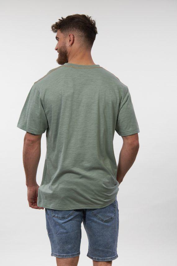 Polera Hombre Suave Tipo Bambu Soft Verde - Polemic-2