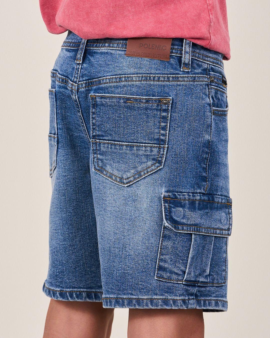 Bermuda Denim procesado Relax VV319 - Polemic Kids-3