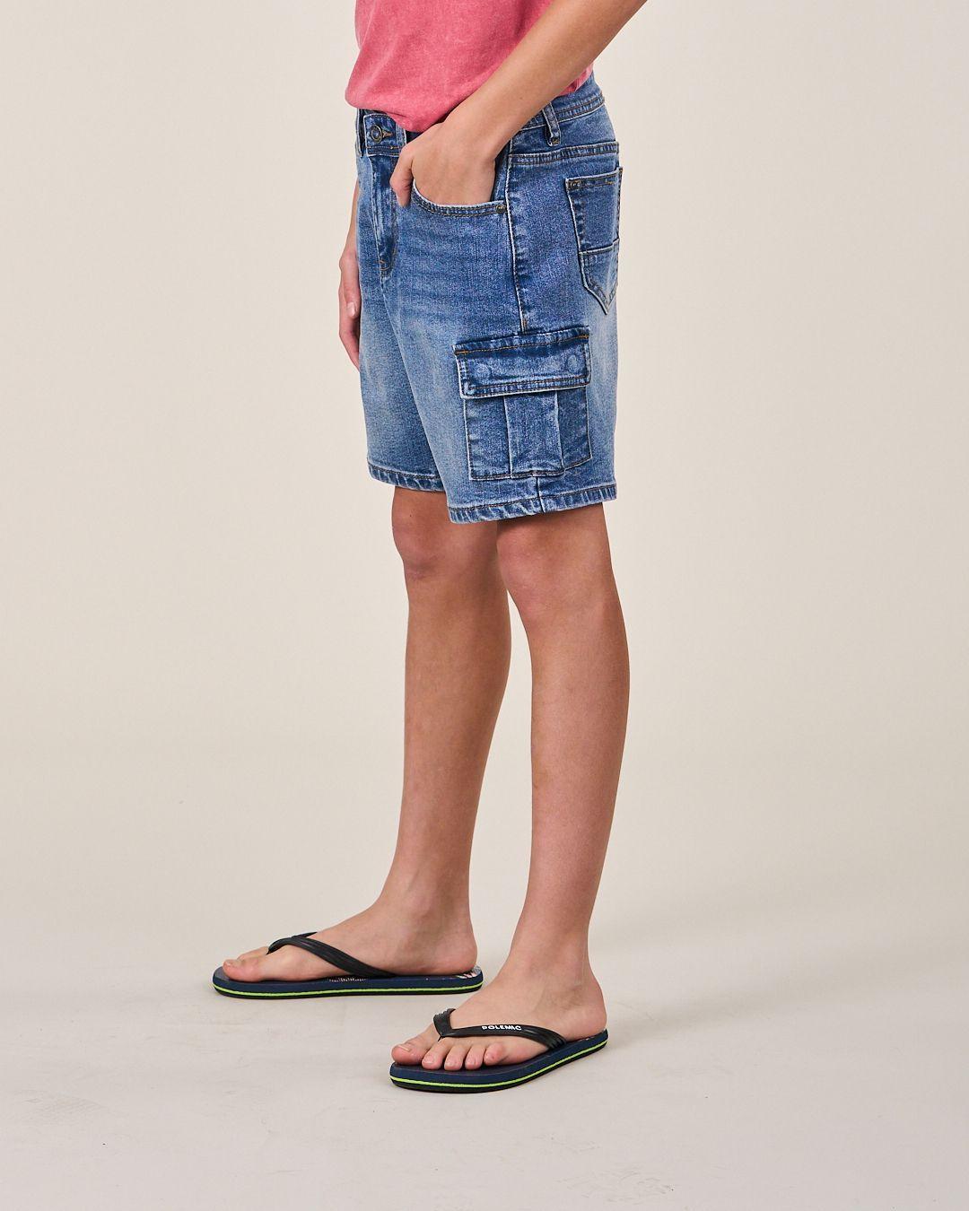 Bermuda Denim procesado Relax VV319 - Polemic Kids-4