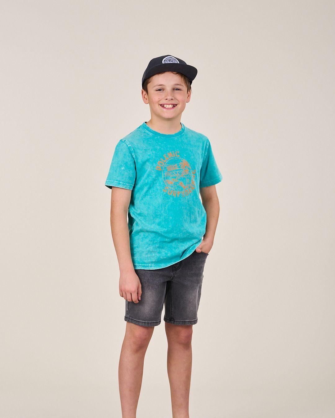 Bermuda Denim procesado Relax VV319 - Polemic Kids-0