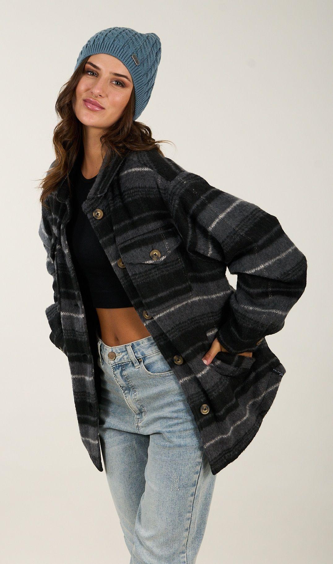 Chaqueta Abrigo sobrecamisa Shaggy UW9729 Polemic-0