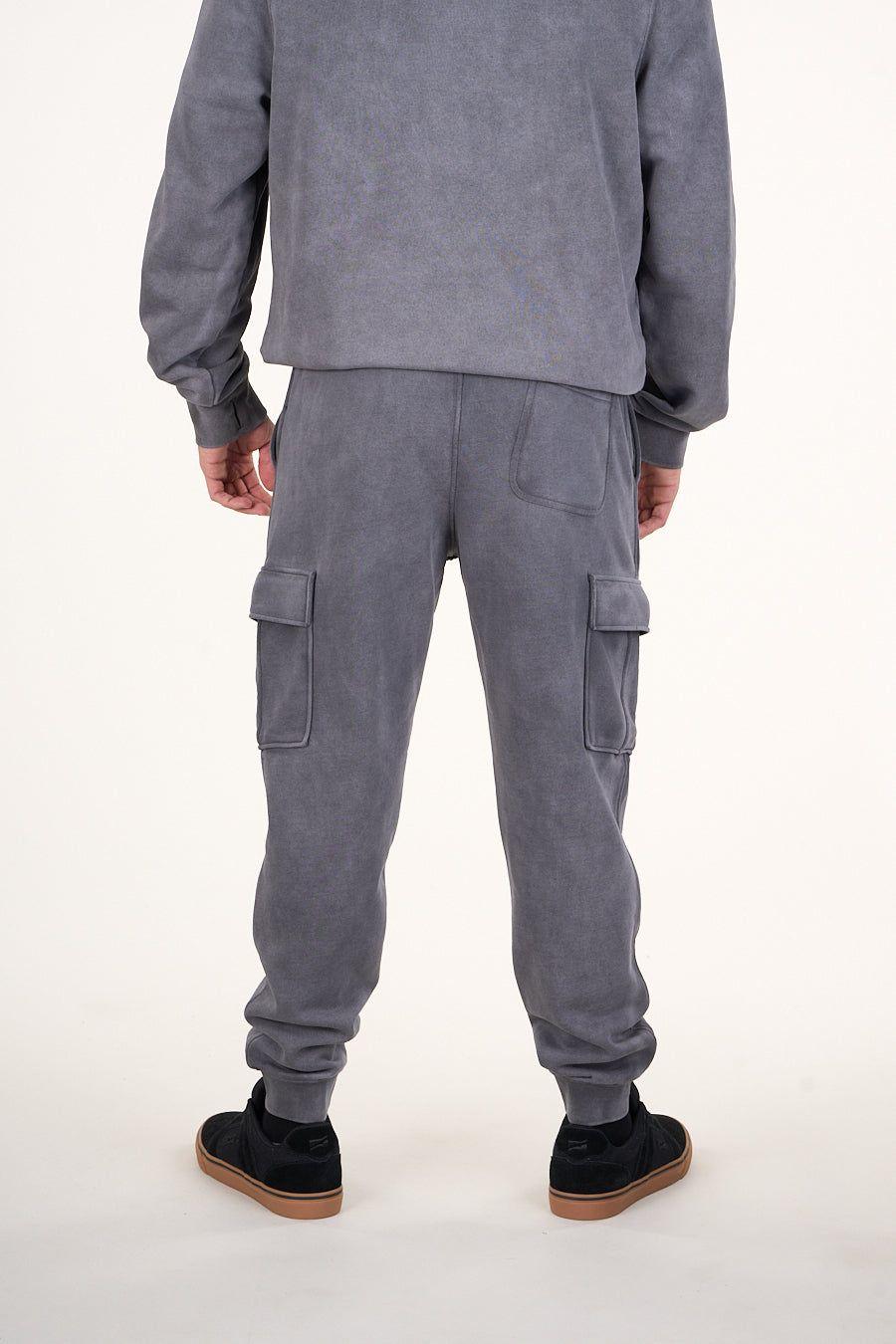 Pantalon Jogger Cargo franela Gris wi4702 Polemic-4