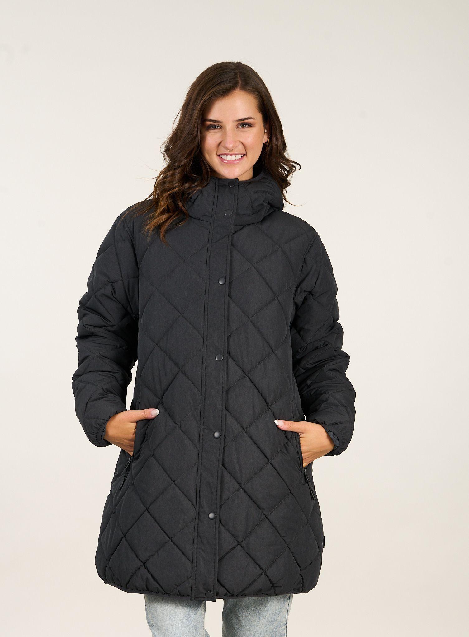 Parka Larga Acolchada Con Capucha Polemic-3