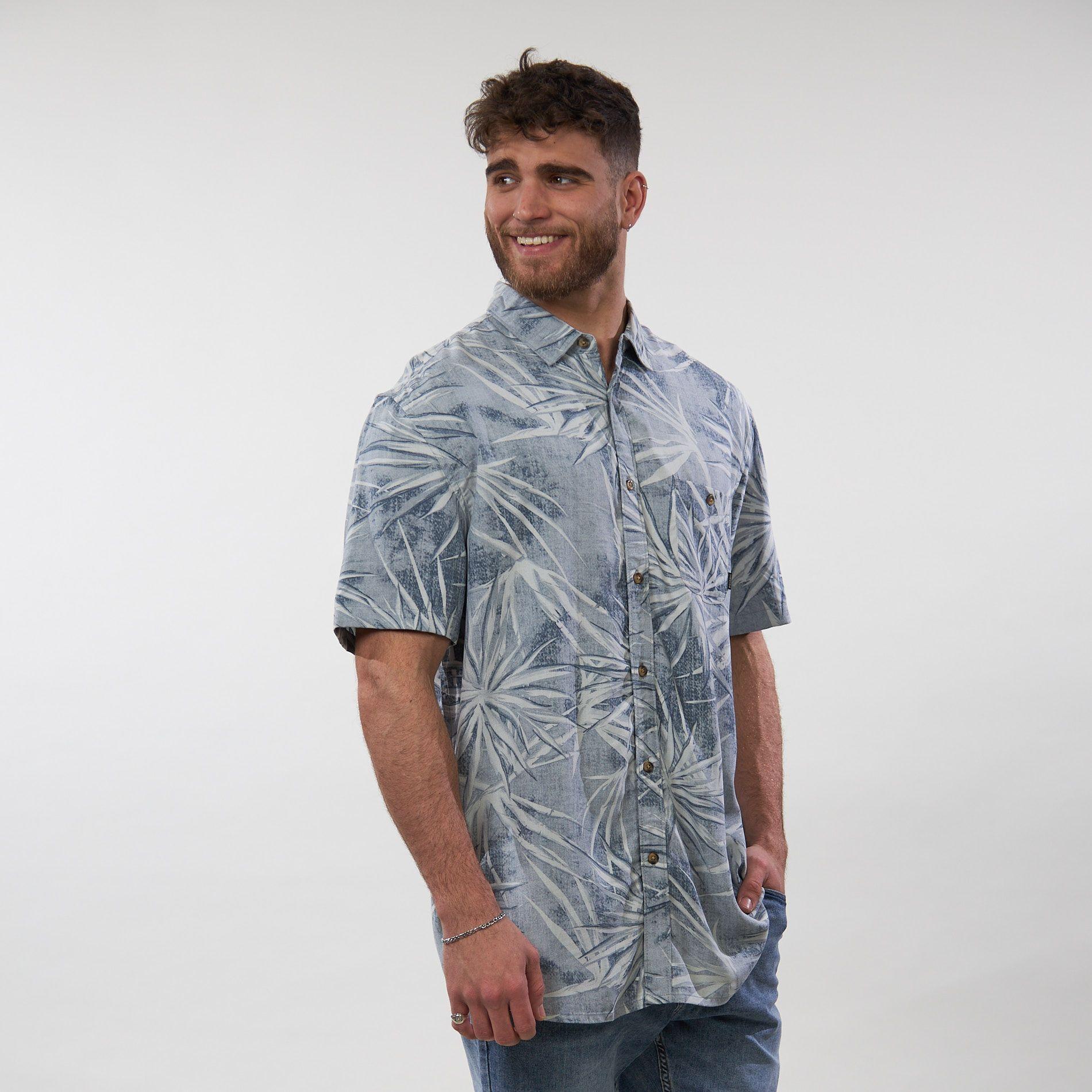 Camisa Manga Corta Hombre Print UV5746  - Polemic-0